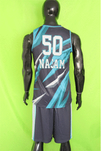 Elite Basketball Uniform 2025 – Front and back view of custom team jersey and shorts


