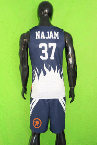 Unisex basketball uniform with player name and number – Elite 2025 edition
