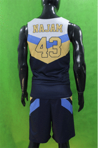 Unisex basketball uniform with player name and number – Elite 2025 edition

