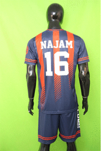 Lightweight soccer jersey and shorts set for youth and adult players

