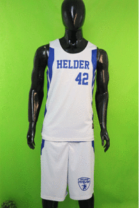 Young player shooting a basketball 