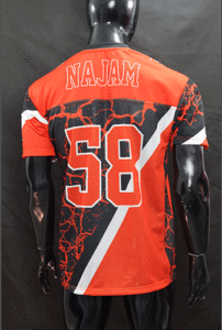 "Player wearing Best American Football Uniform 2025 in action on the field" 