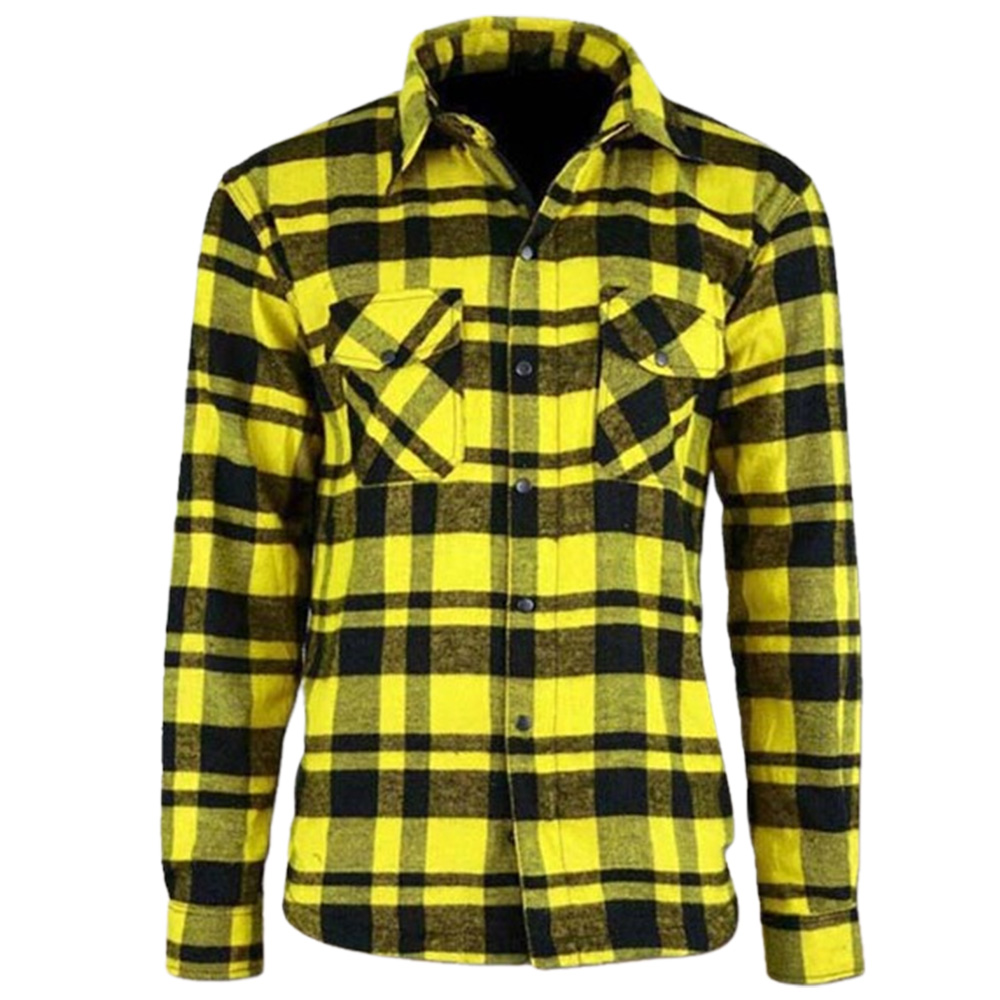 Motorbike Yellow and Black Flannel Shirt – 5 Best Stylish & Comfortable