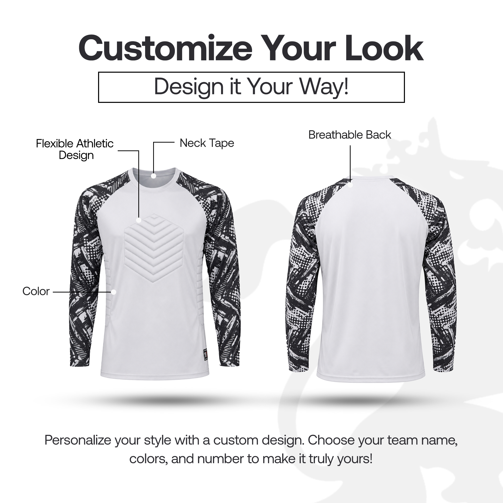 Goalkeeper Padded Jersey - Image 3
