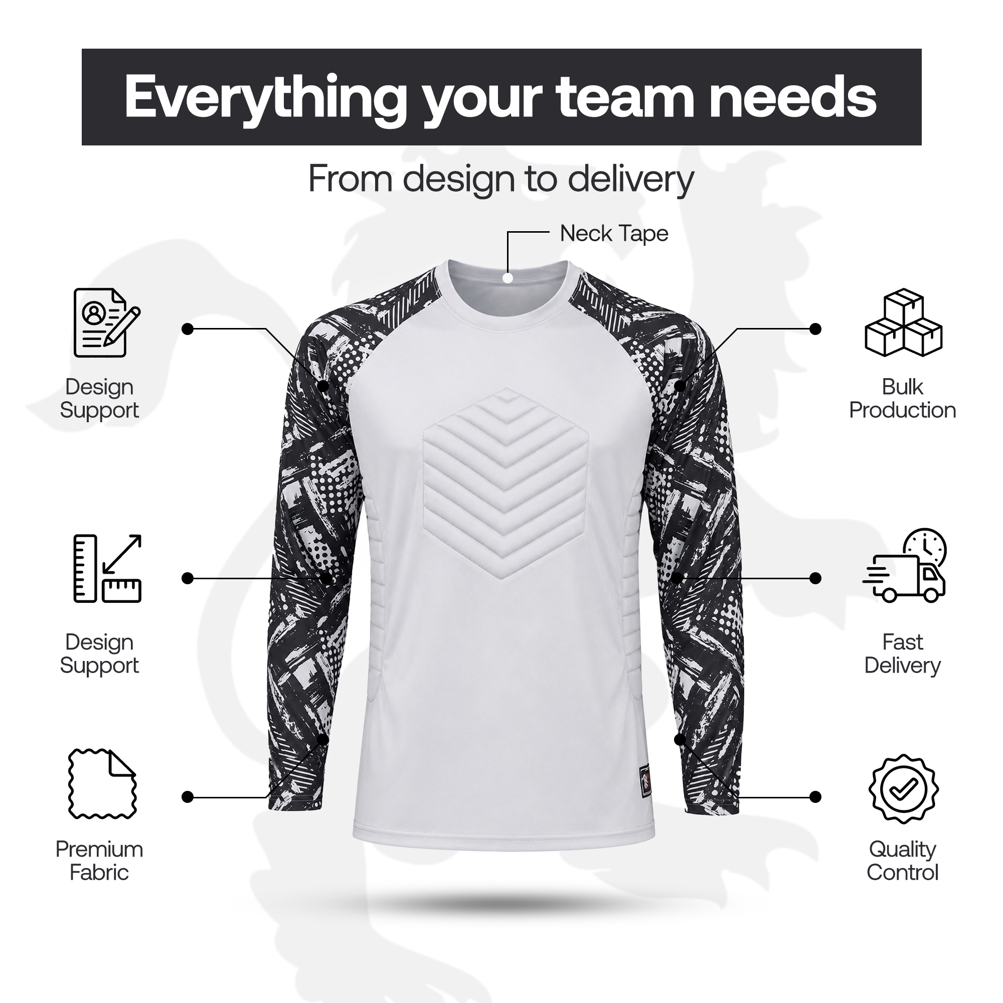 Goalkeeper Padded Jersey - Image 4